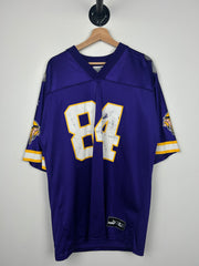 Vintage 90s NFL Puma Minnesota Viking Moss Purple Football Jersey