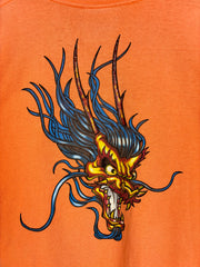 Vintage Y2K JNCO Dragon Orange Tee