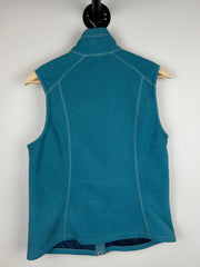 Vintage Patagonia Teal Fleece Zip-Up Women’s Vest