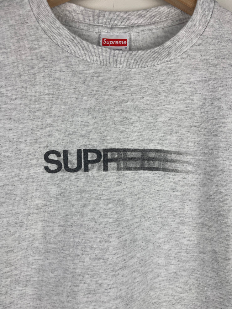 Supreme SS20 Motion Logo Ash Grey Tee