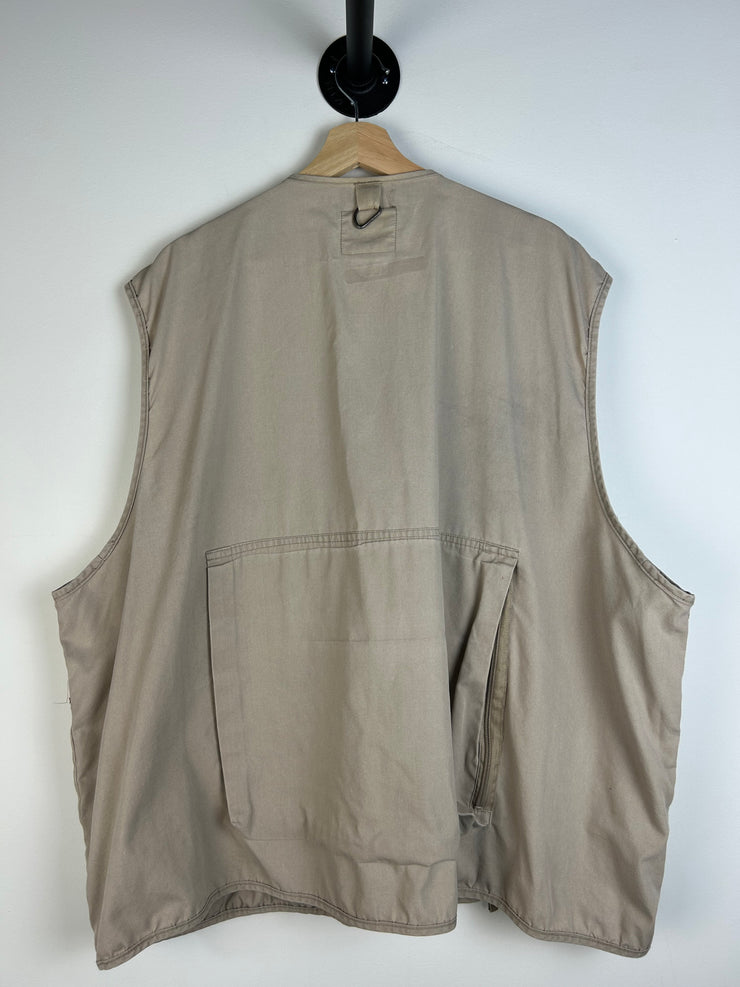 Vintage Fishing Tactical Beige Vest