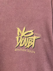 Vintage 90's No Doubt Jesus Burgundy Tee