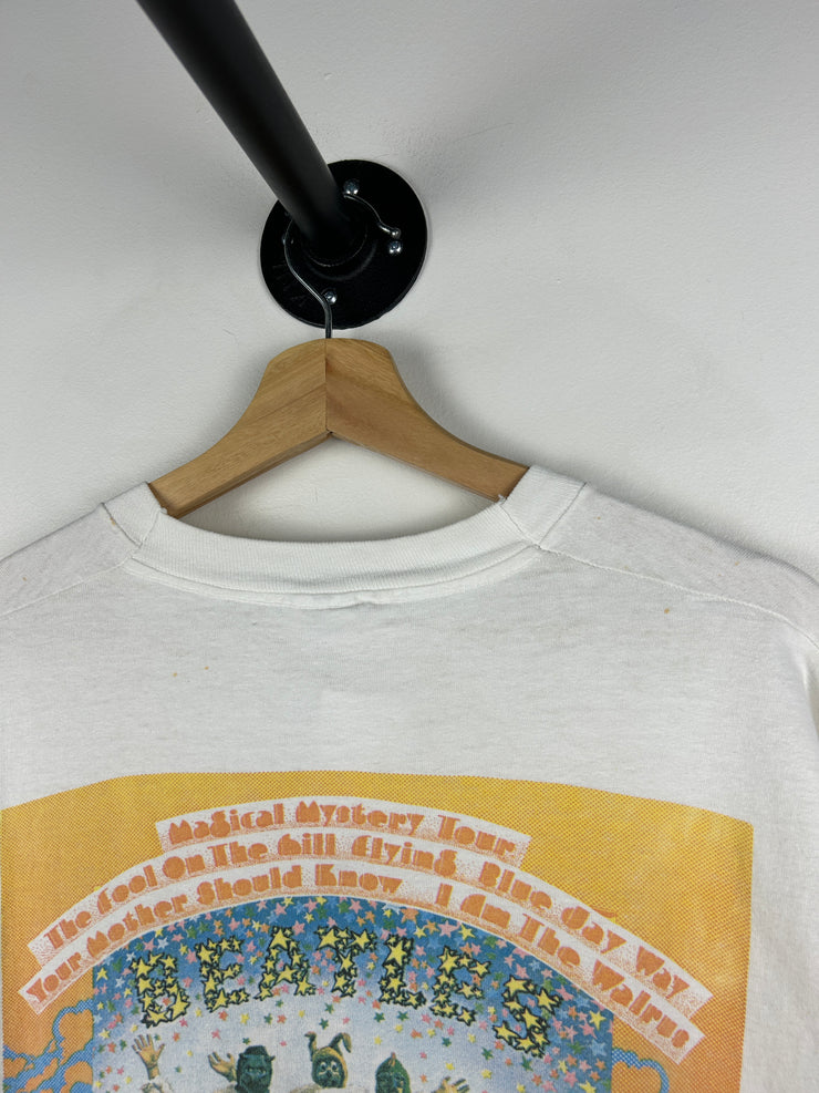 Vintage 90s The Beatles Magical Mystery Tour White Tee