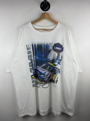 Vintage Nascar Chase Jimmie Johnson Lowes White Tee