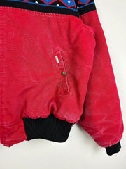 Vintage 90's Carhartt Santa Fe Aztec Red Jacket