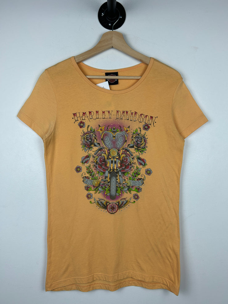 Vintage Harley Davidson Jamaica Yellow Women’s Tee