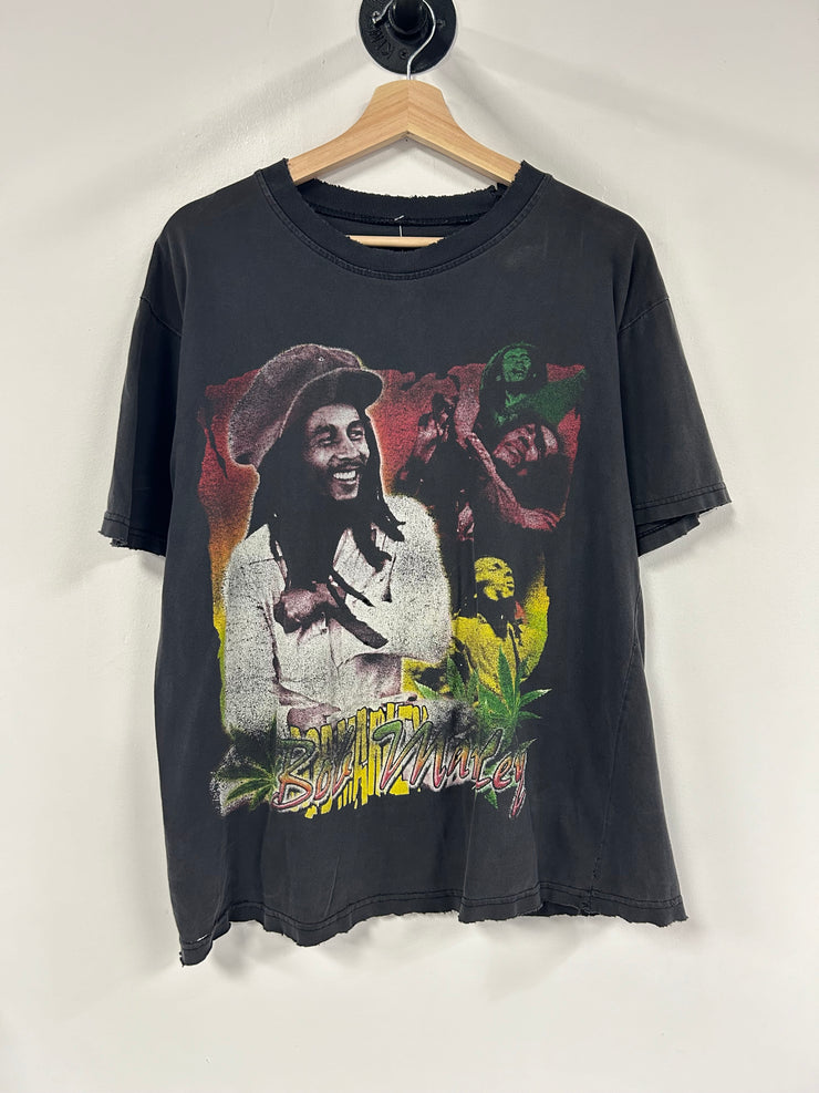 Vintage Bob Marley Faded Black Tee