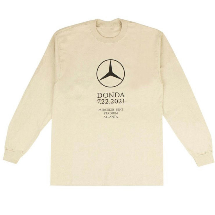 Kanye West Donda Mercedes Benz Stadium Tan Long Sleeve