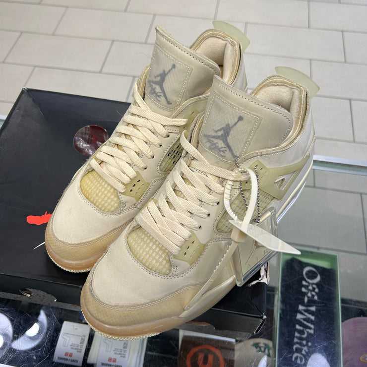 Jordan 4 x Off White Sail
