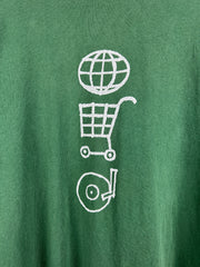 Vintage 90s U2 Pop Mart Tour 97' Green Tee