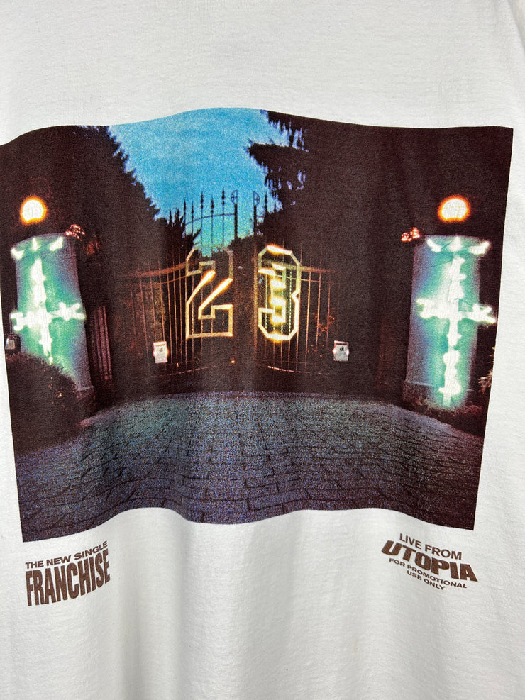 Travis Scott Franchise Utopia Gates White Tee