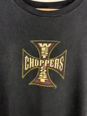 Vintage West Coast Choppers Long Beach Black & Gold Tee