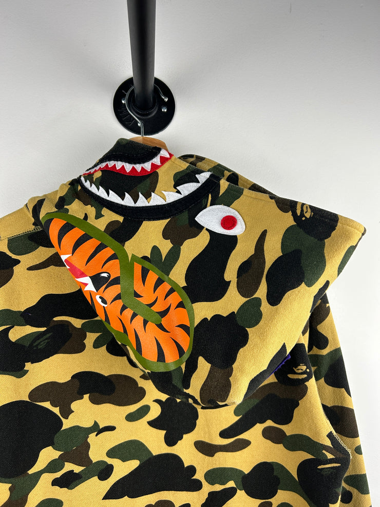 Bape 1st Camo Pullover Shark Hoodie