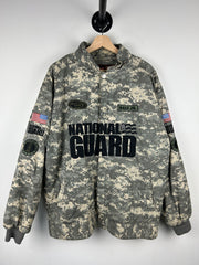 Vintage Nascar Chase Dale Jr National Guard Digital Camo Racing Jacket
