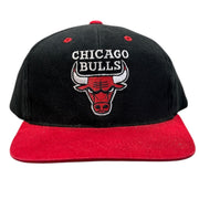 Vintage 90s NBA Chicago Bulls Black Snapback Hat