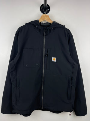 Vintage Carhartt Black Shell Hooded Jacket