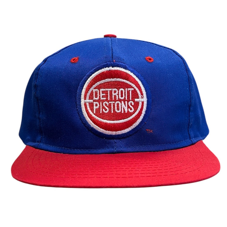 Vintage 90s NBA Detroit Pistons Plain Logo Snapback Hat