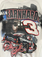 Vintage Nascar Dale Earnhardt The Intimidator AOP White Tee