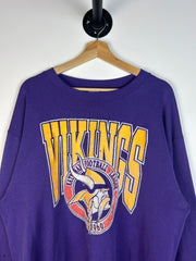 Vintage 90's Minnesota Vikings Purple Crewneck