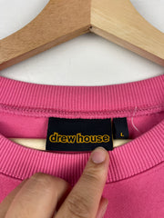 Drew House SS22 Sketch Mascot Hot Pink Crewneck