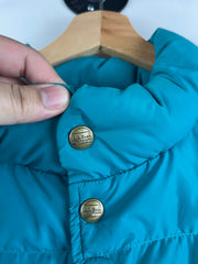 Vintage 80s LL Bean Down Filled Teal Puffer Vest