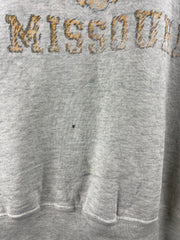 Vintage 90s Missouri Tigers Grey Crewneck