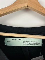 Off White Fire Hands Black Crewneck