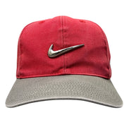Vintage 90s Nike Golf Tiger Woods Red & Grey Strapback Hat