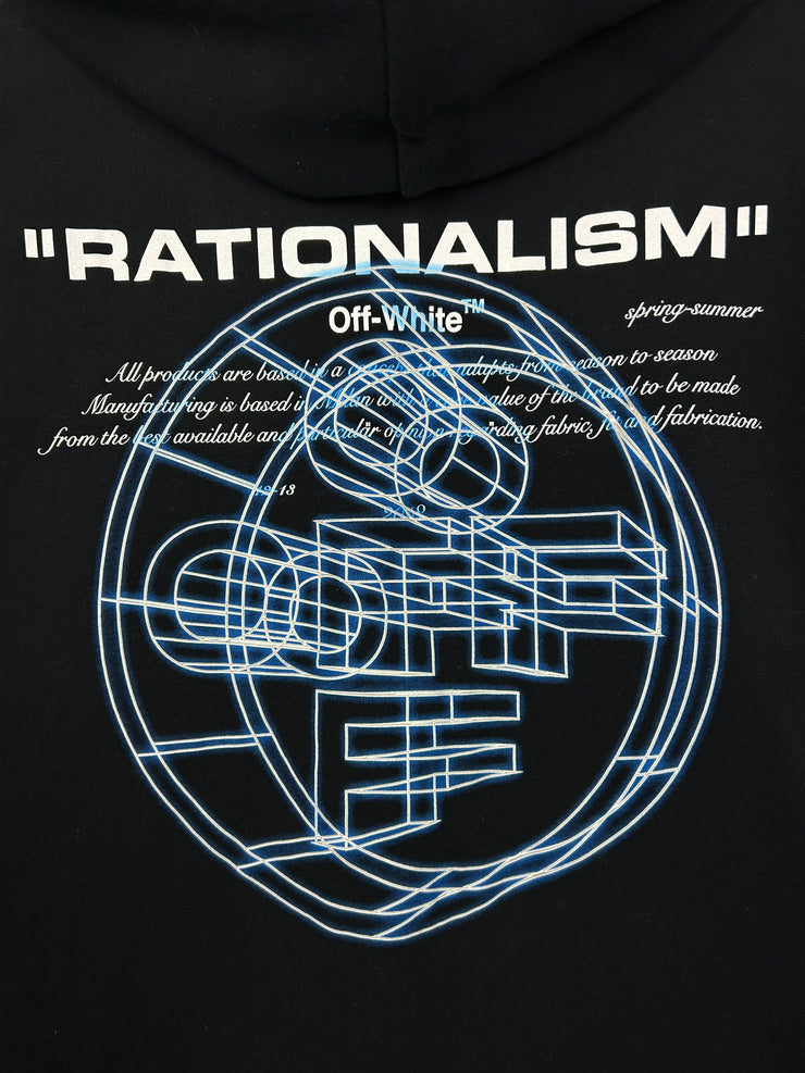 Off White Rationalism Black T-Shirt Hoodie