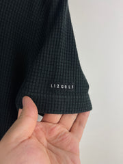 Vintage Liz Golf Black Mockneck Women’s Tee
