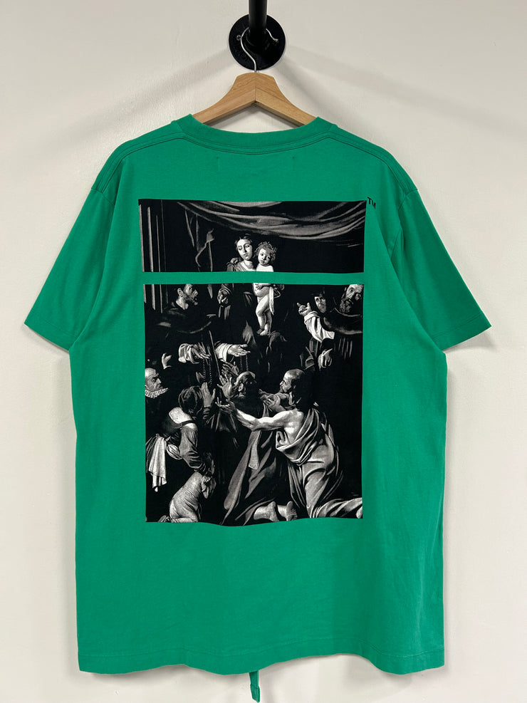 Off White Caravaggio Green Tee