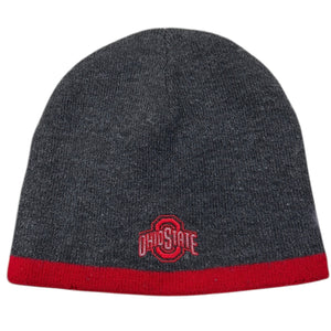 Vintage Ohio State Buckeyes Grey Skully Beanie