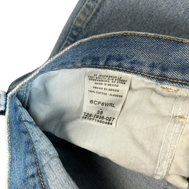 Vintage Wrangler Light Wash Blue Denim Shorts