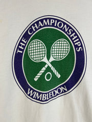 Vintage 90's Tennis Wimbledon White Tee