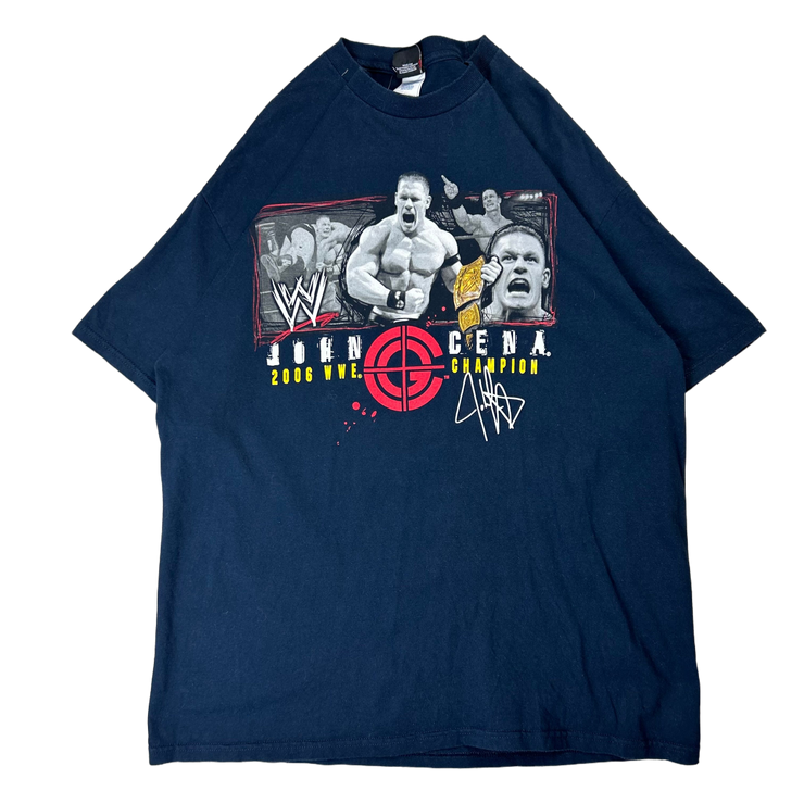 Vintage 2006 WWE John Cena Navy Tee