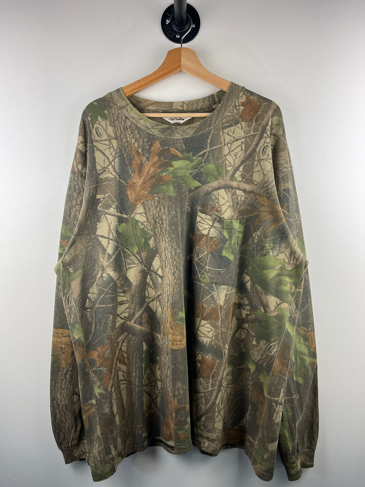 Vintage 90s Walls Real Tree Camo Pocket Long Sleeve