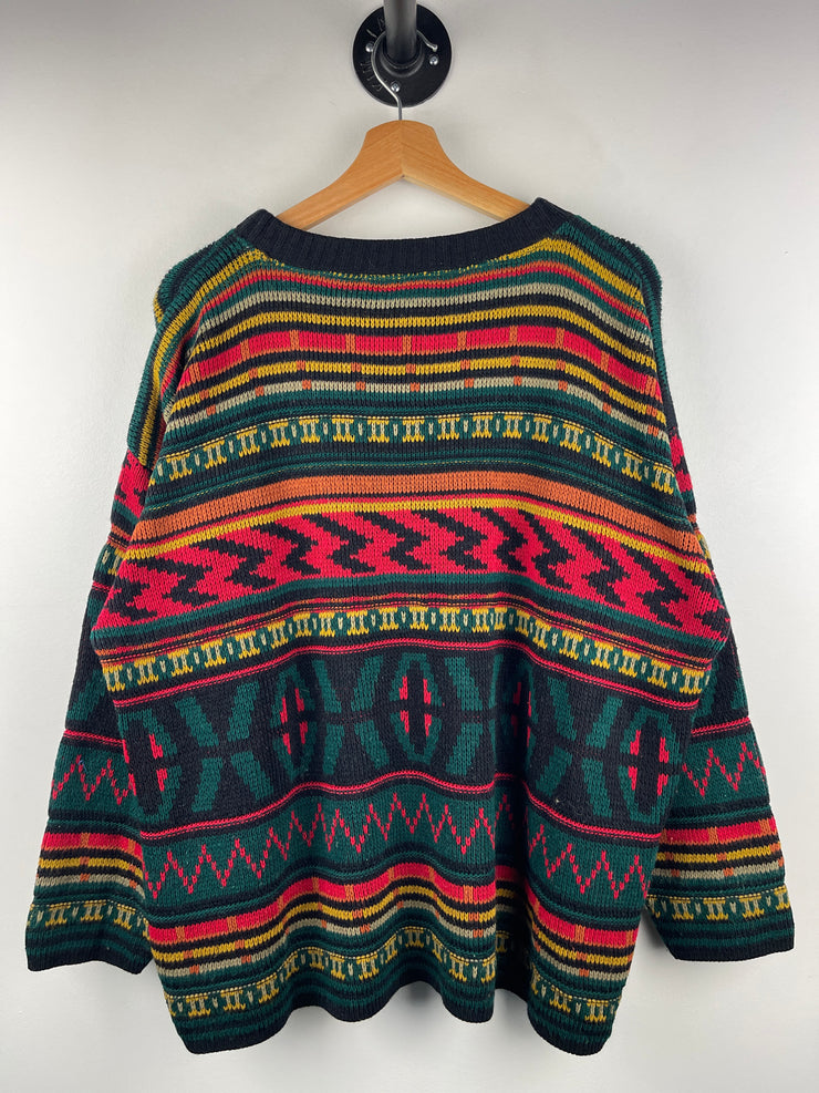 Vintage Carolina Colours 3D Knit Sweater