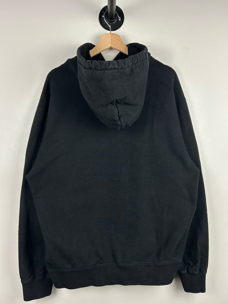 OVO OG Owl Leather Tonal Black Hoodie