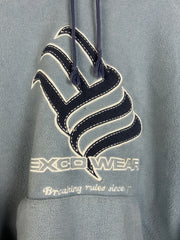 Vintage Y2K Exco Baby Blue Fleece Hoodie