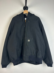 Vintage Y2K Carhartt Active Hooded Black Jacket J133BLK