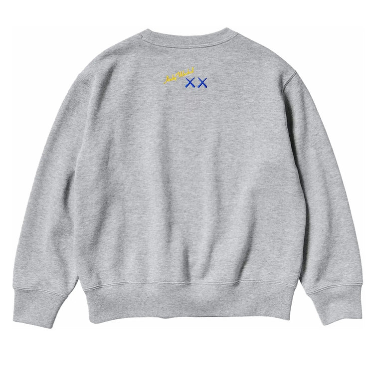 Kaws x Warhol Companion Grey Crewneck