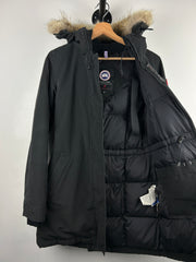 Canada Goose Victoria Parka Women’s Fur Down Filled Black Jacket