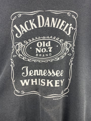 Vintage 90s Jack Daniels Whiskey Faded Black Crewneck