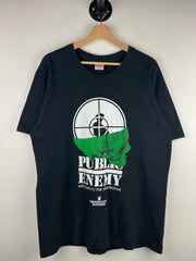 Supreme SS18 Undercover Public Enemy Terrordome Black Tee