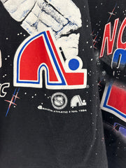 Vintage 1994 Bulletin Quebec Nordiques AOP Tee