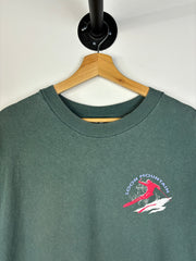 Vintage 90's Loon Mountain Skiing Green Tee