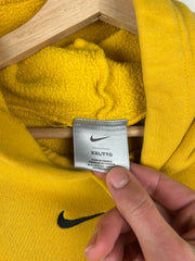 Vintage Nike Middle Swoosh Yellow Hoodie