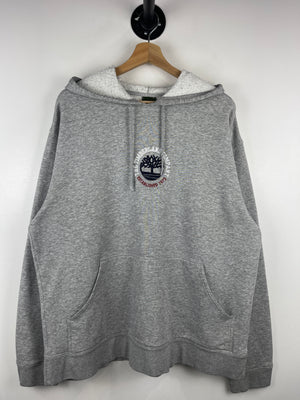Vintage 90s Timberland Boots Embroidered Grey Hoodie