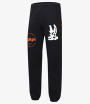 Off White Golden Ratio Cartoon Black Sweatpants