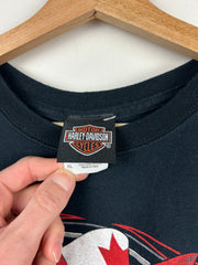 Vintage Harley Davidson Niagara Falls Black Tee
